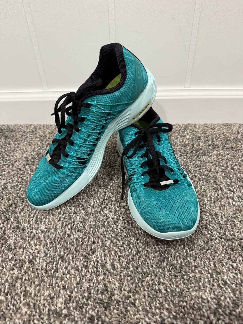Nike Lunaracer 3 Road Racing Turquoise/Teal Black Running Shoes Women's